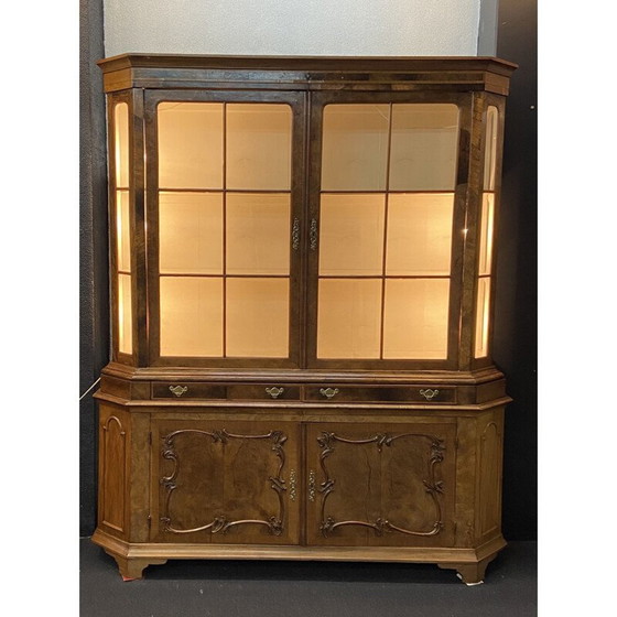 Image 1 of Vintage wooden display cabinet