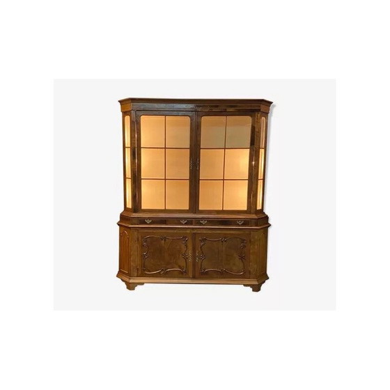 Image 1 of Vintage wooden display cabinet