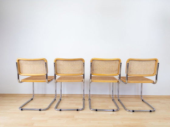 Image 1 of Chaises de salle à manger Stil B32 de Marcel Breuer