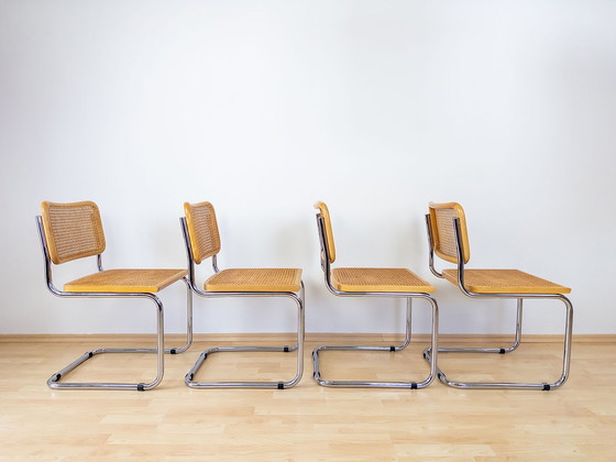 Image 1 of Chaises de salle à manger Stil B32 de Marcel Breuer