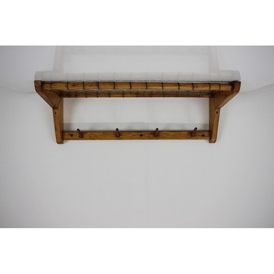 Image 1 of Appendiabiti da parete in legno d'epoca per ULUV Krasna Jizba, Cecoslovacchia 1960