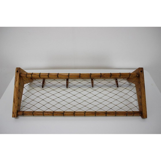 Image 1 of Appendiabiti da parete in legno d'epoca per ULUV Krasna Jizba, Cecoslovacchia 1960