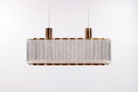 Image 1 of Eric Warna Rare rectangular pendant lamp Nordlys Light