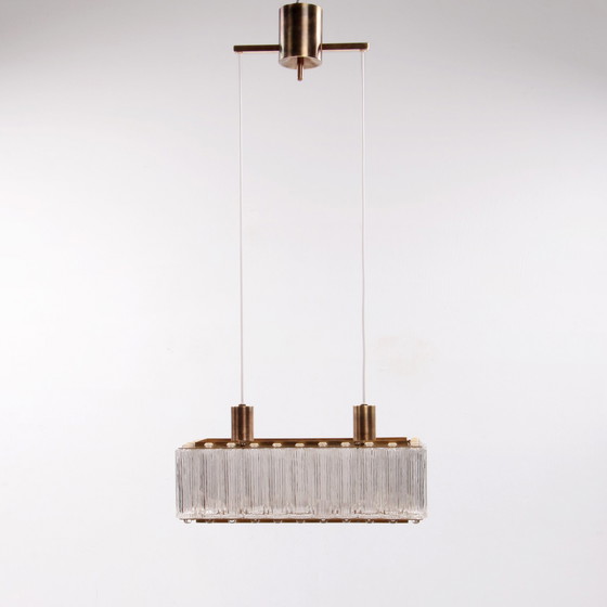 Image 1 of Eric Warna Rare rectangular pendant lamp Nordlys Light