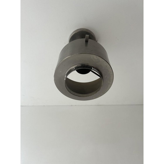 Image 1 of Lampadario vintage in metallo cromato, Francia 1940