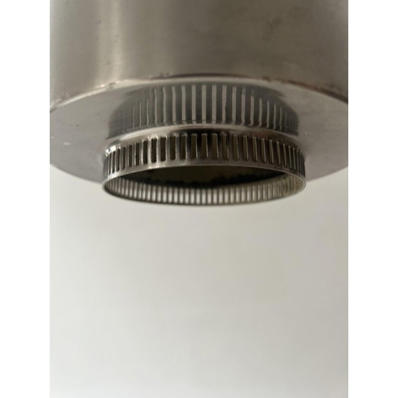 Image 1 of Lampadario vintage in metallo cromato, Francia 1940