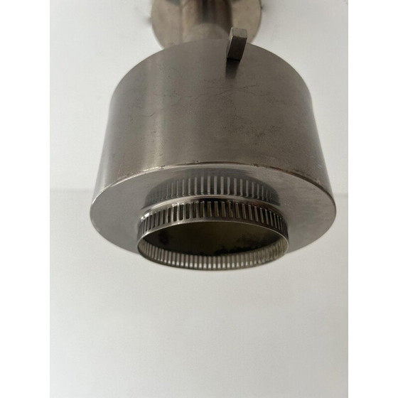 Image 1 of Lampadario vintage in metallo cromato, Francia 1940