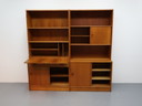 Vintage Danish wall unit teak