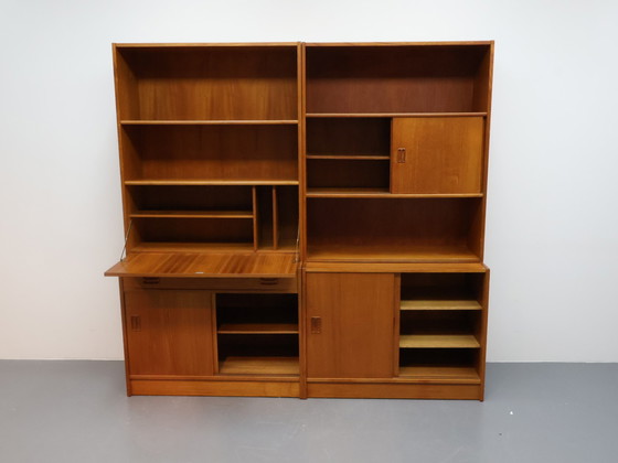 Image 1 of Vintage Danish wall unit teak