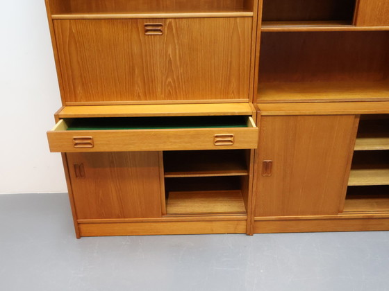 Image 1 of Vintage Danish wall unit teak