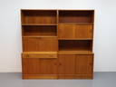 Vintage Danish wall unit teak
