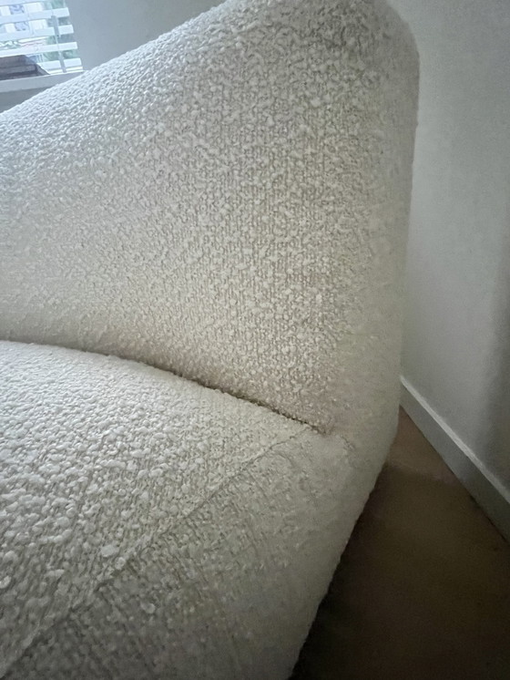 Image 1 of Around-U Quarter Circle Boucle sofa