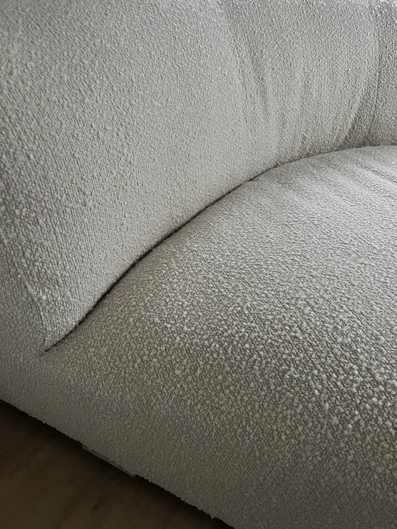 Image 1 of Around-U Quarter Circle Boucle sofa