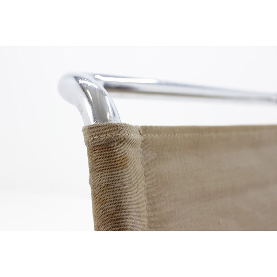 Image 1 of Vintage chromed Bauhaus chair by J. Halabala for UP Závody - 1930s