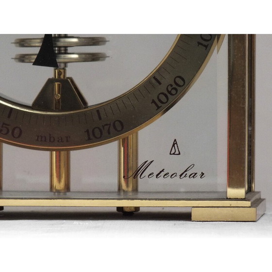 Image 1 of Vintage Huger West Germany meteobar skeleton barometer, 1960s