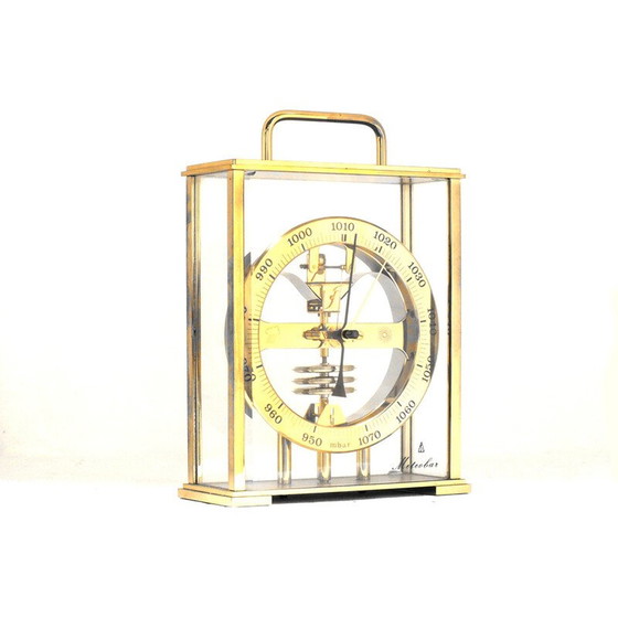 Image 1 of Vintage Huger West Germany meteobar skeleton barometer, 1960s
