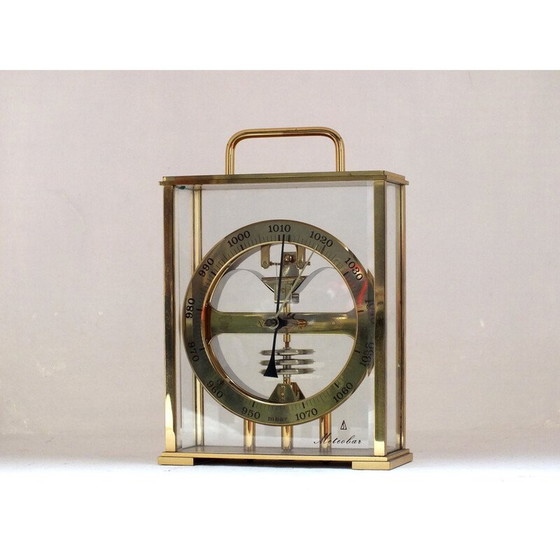 Image 1 of Vintage Huger West Germany meteobar skeleton barometer, 1960s