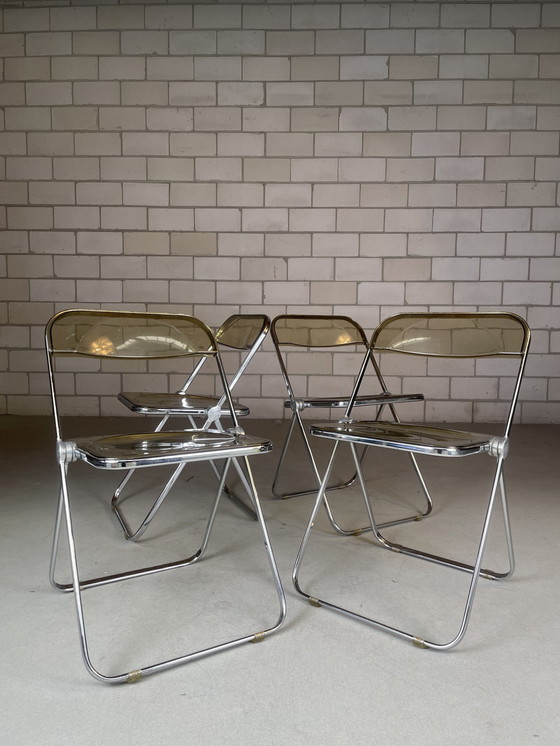 Image 1 of 4X Castelli Plia Folding Chair By Giancarlo Piretti