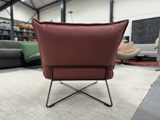 Image 1 of Jess Design armchair Red Toledo leather