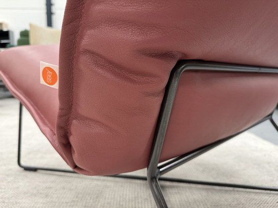 Image 1 of Jess Design armchair Red Toledo leather