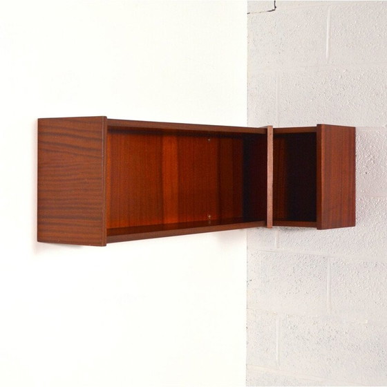 Image 1 of Vintage solid wood corner shelf, 1950