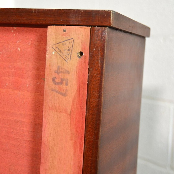 Image 1 of Vintage solid wood corner shelf, 1950