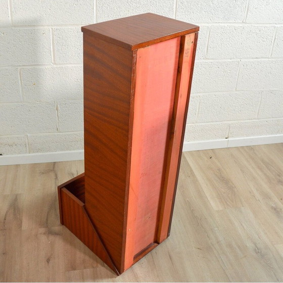 Image 1 of Vintage solid wood corner shelf, 1950