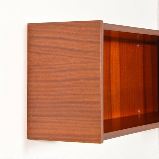 Image 1 of Vintage solid wood corner shelf, 1950