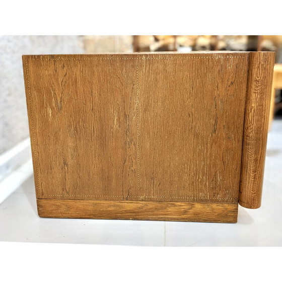 Image 1 of Vintage walnut and brass chest of drawers by André Sornay, 1950s