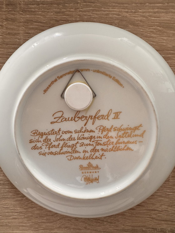 Image 1 of Rosenthal Zauberfperd Iv Collectors Plate