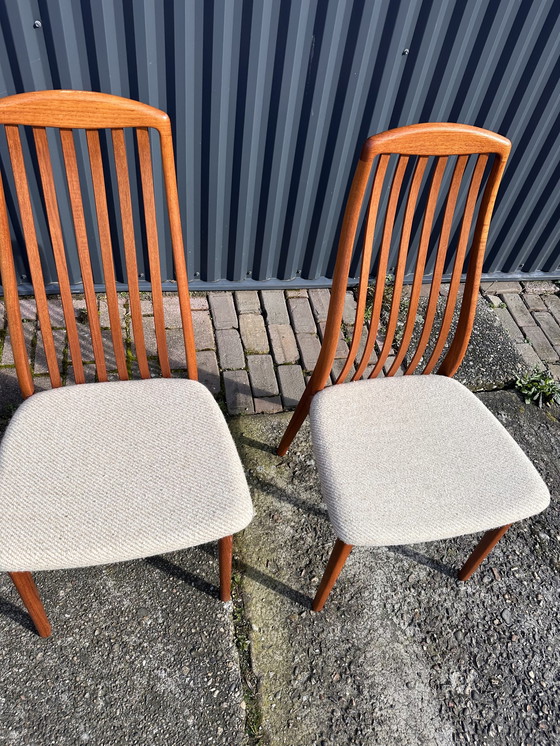 Image 1 of 6x dining chairs teak