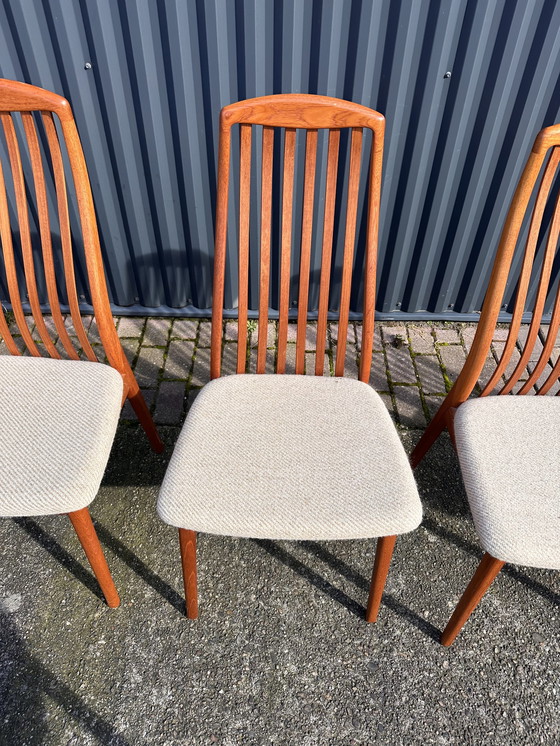 Image 1 of 6x dining chairs teak