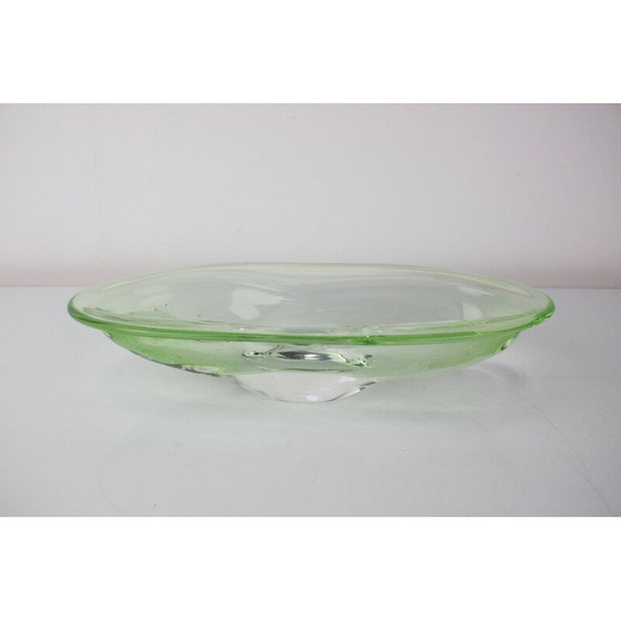 Image 1 of Ciotola vintage in vetro artistico di Zelezno Borske Sklo, Cecoslovacchia 1960