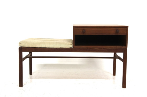 Image 1 of Casino" Telephone Bench, Engström & Myrstrand, Tingströms, Sweden, 1960