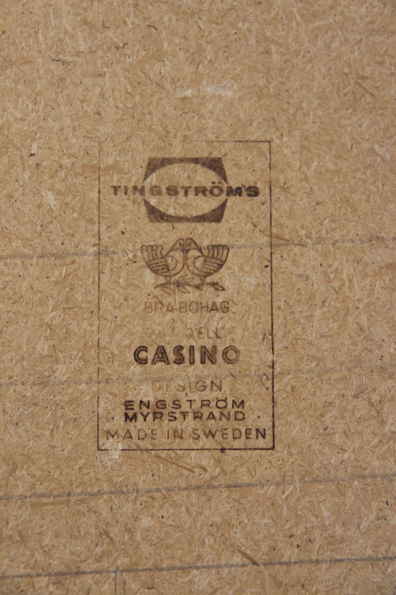 Image 1 of Casino" Telephone Bench, Engström & Myrstrand, Tingströms, Sweden, 1960