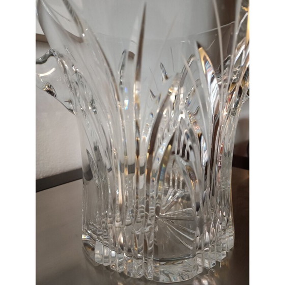 Image 1 of Vintage cut crystal ice bucket, France 1970