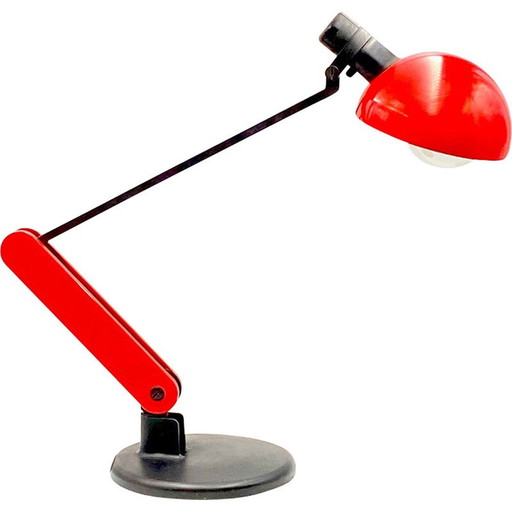 Vintage "Praxi" table lamp by Bruno Gecchelin for I Guzzini, Italy 1982