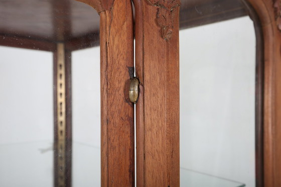 Image 1 of Antique French Counter Display Case In Oak, 1890S