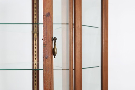 Image 1 of Antique French Counter Display Case In Oak, 1890S