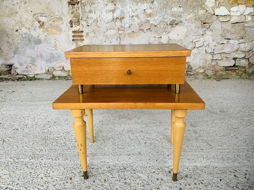 Mid-Century, Scandinavian Style Nightstand/Side Table, 1960’S