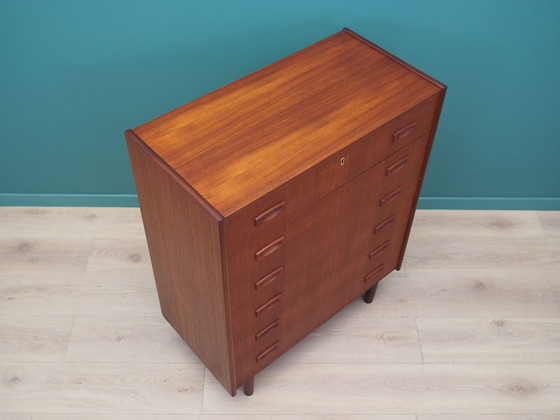 Image 1 of Teak Chest Of Drawers, Danish Design, 1970S, Made In Denmark