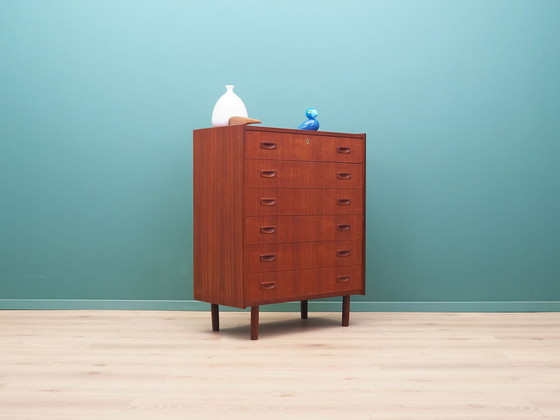 Image 1 of Teak Chest Of Drawers, Danish Design, 1970S, Made In Denmark