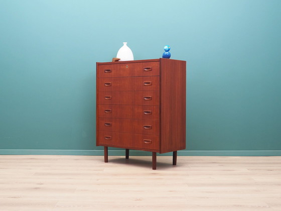 Image 1 of Teak Chest Of Drawers, Danish Design, 1970S, Made In Denmark