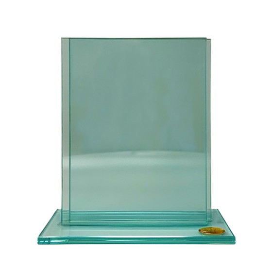 Image 1 of 1970s Gorgeous Crystal Photo Frame By Gianfini. Made in Italy