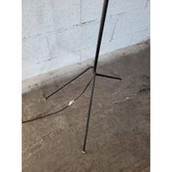 Image 1 of Lampada da terra vintage in metallo nero Diabolo, 1960