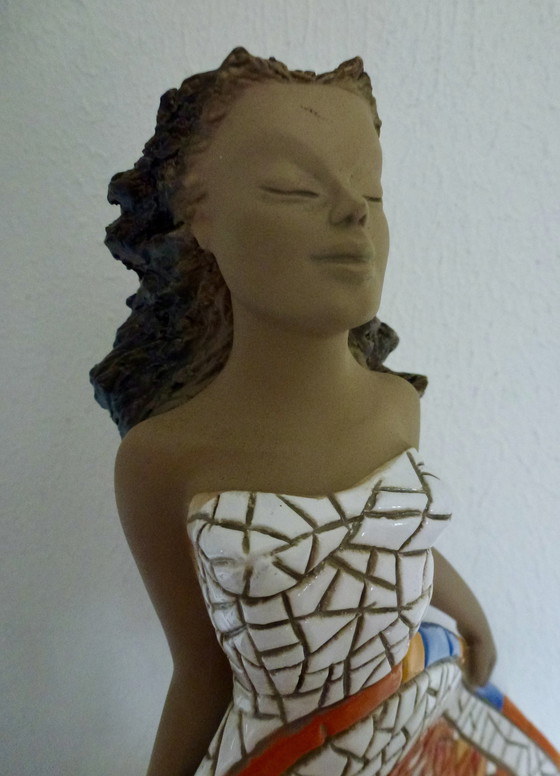 Image 1 of Ceramic Statue Of A Woman