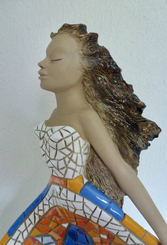 Image 1 of Ceramic Statue Of A Woman