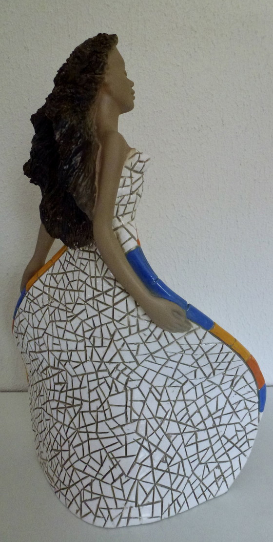 Image 1 of Ceramic Statue Of A Woman