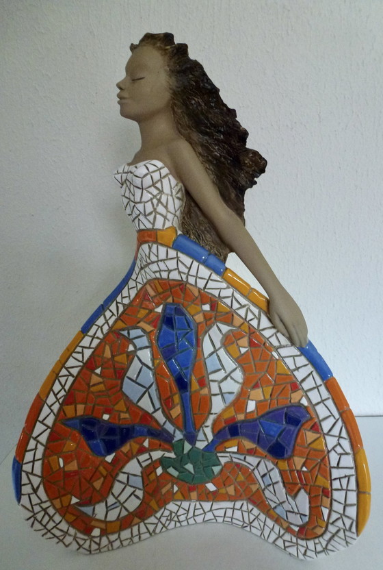 Image 1 of Ceramic Statue Of A Woman