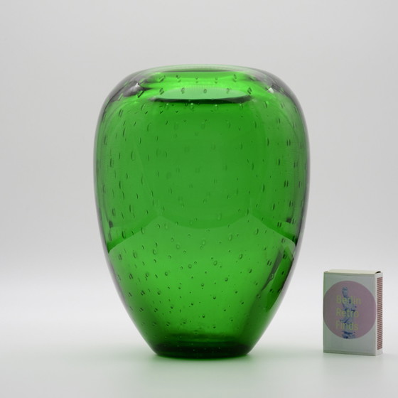 Image 1 of Iconic Design Walter Dexel Dexel-Ei WMF Art Déco Modernist Glass Vase Design 37'